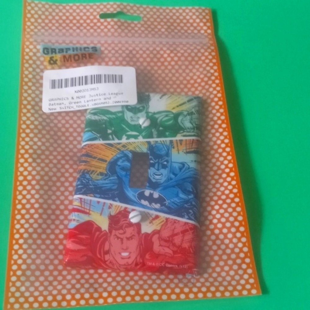Justice League switch plate, NEW! - Picture 3 of 3